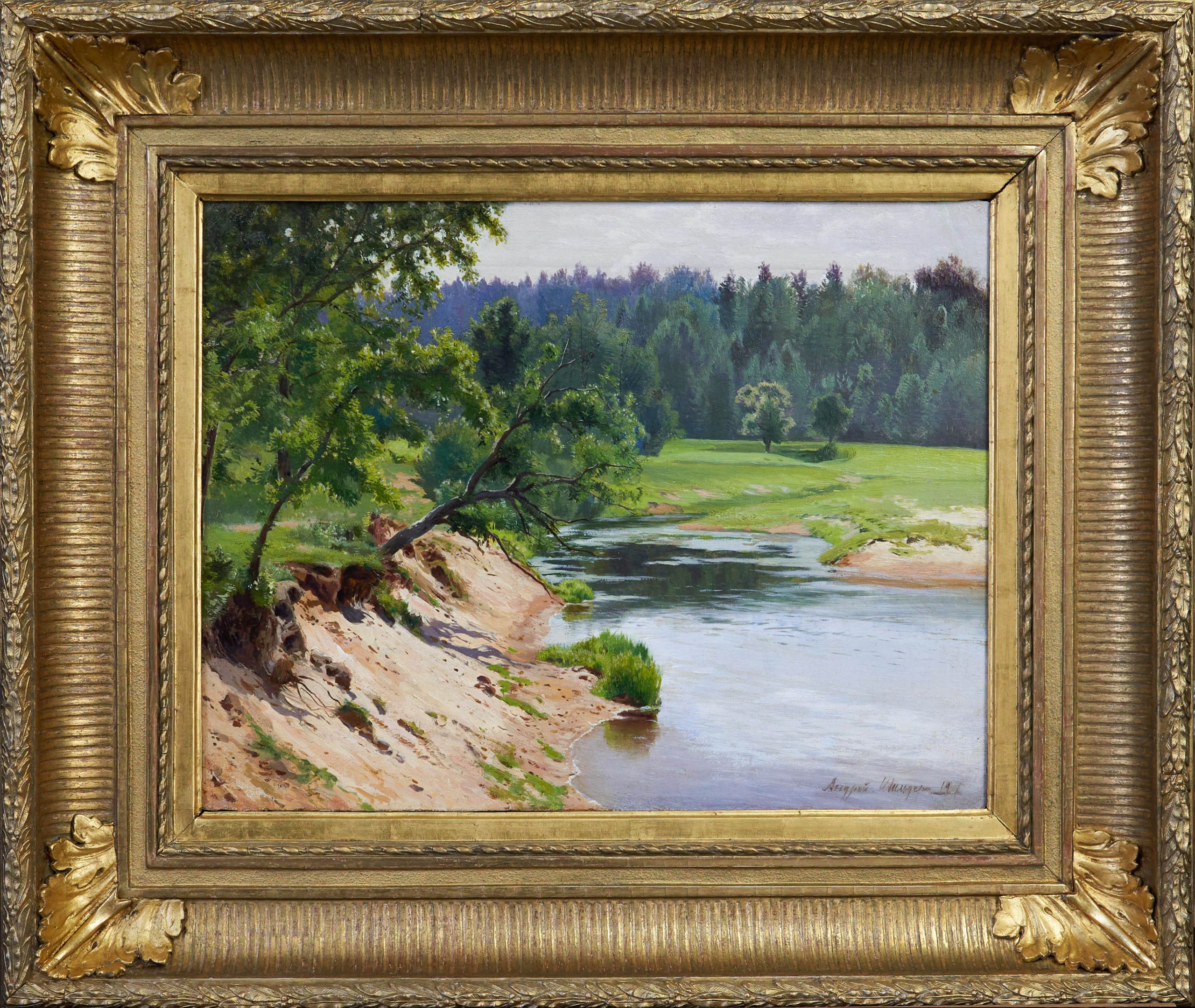 Шильдер А.Н. У реки. Песчаный берег