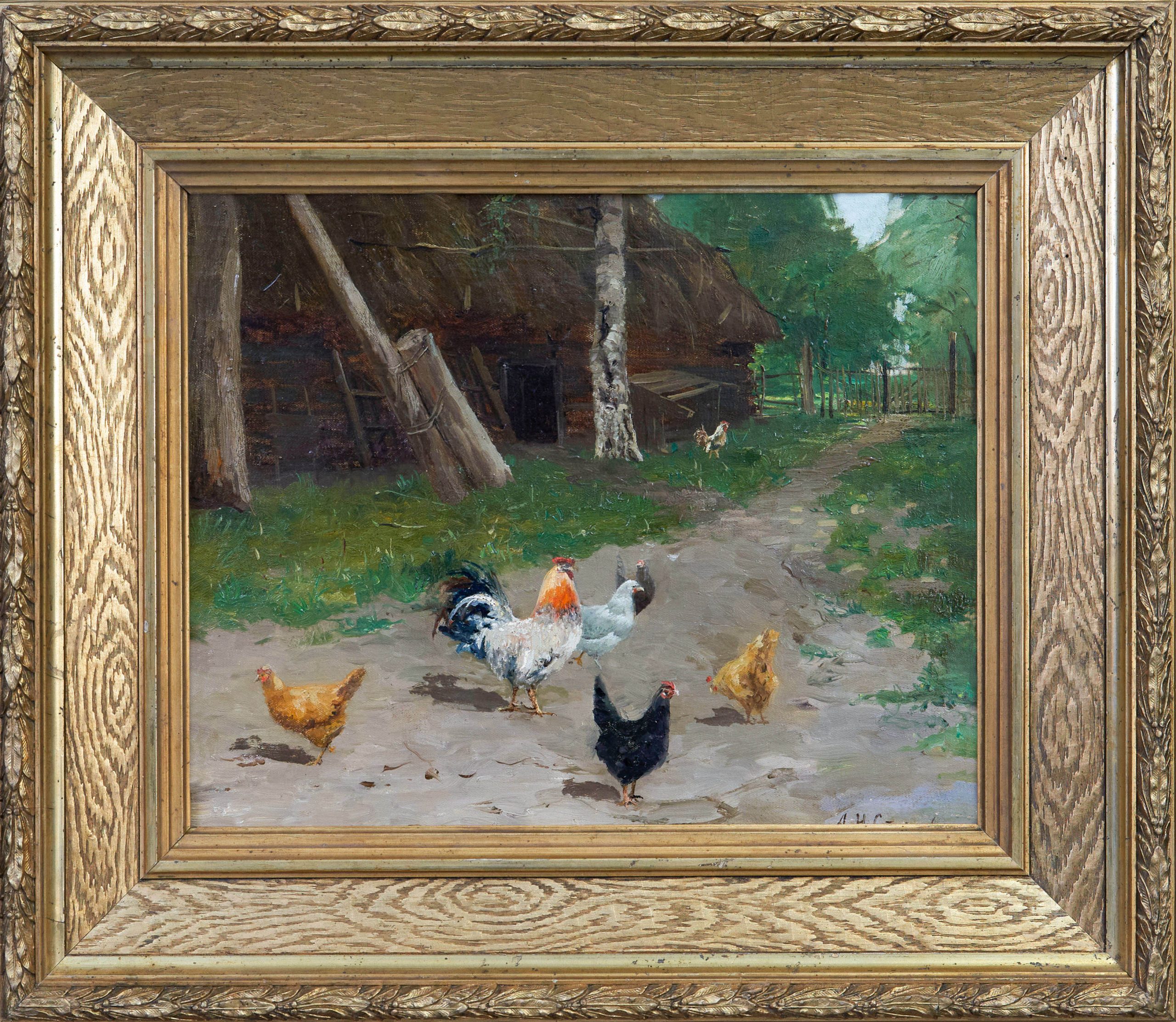 Степанов А.Н. Куры на дворе
