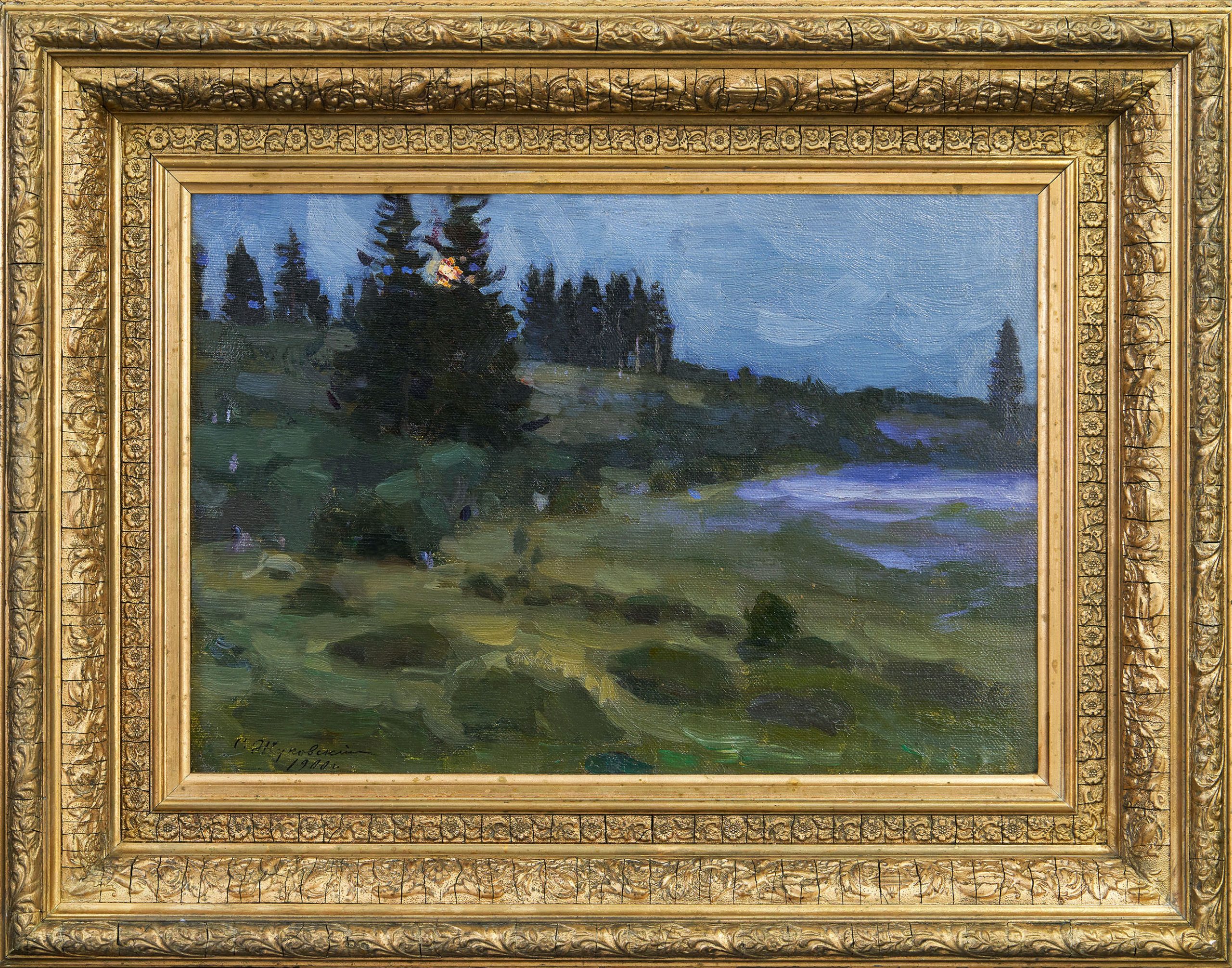 Жуковский С.Ю. Лунная ночь. Опушка леса